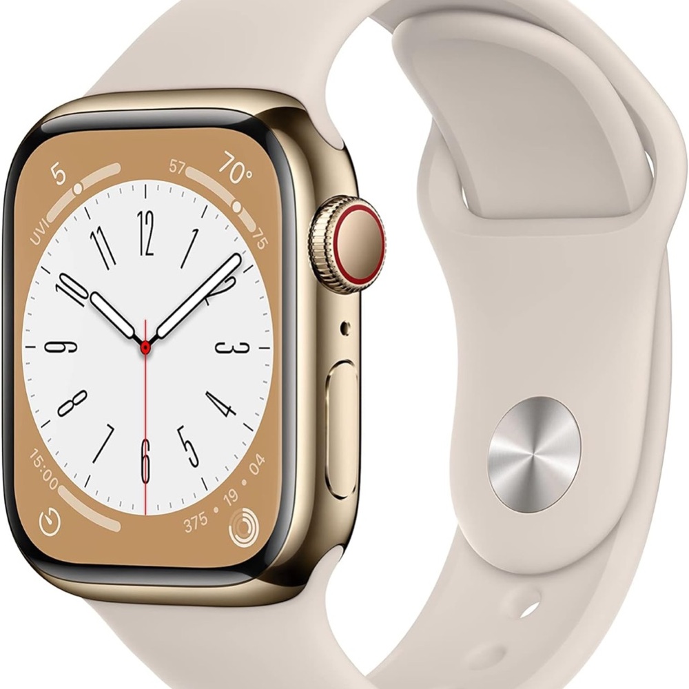 Apple Smartwatch with Cream Band series 8 gps and cellular